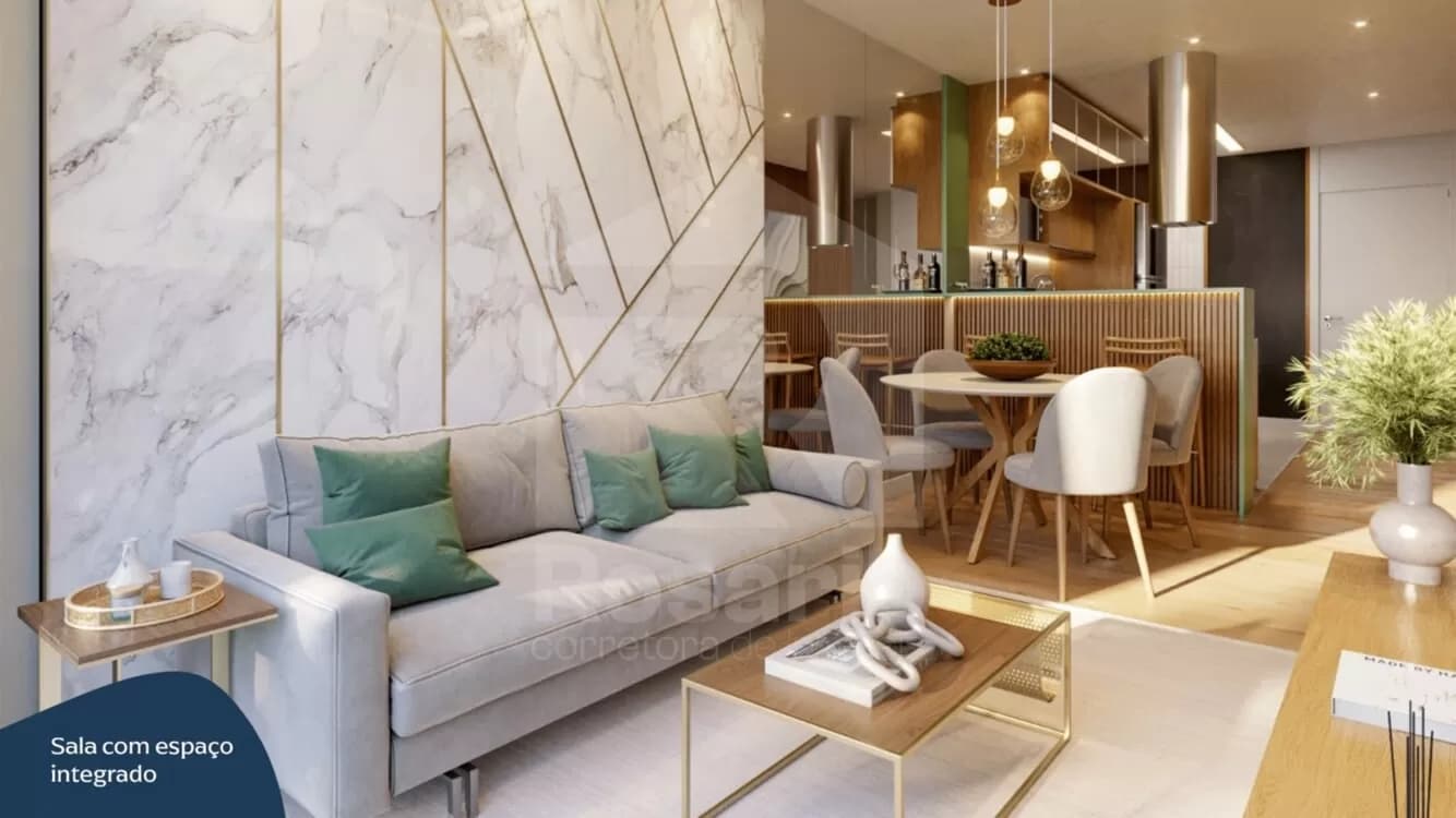 Vista aérea do projeto